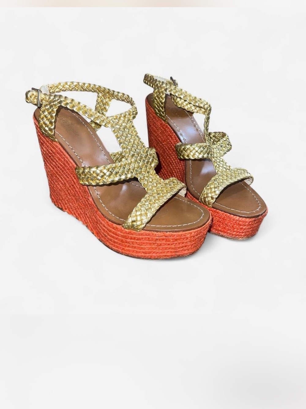 Kate Spade Summer Rafia Wedges